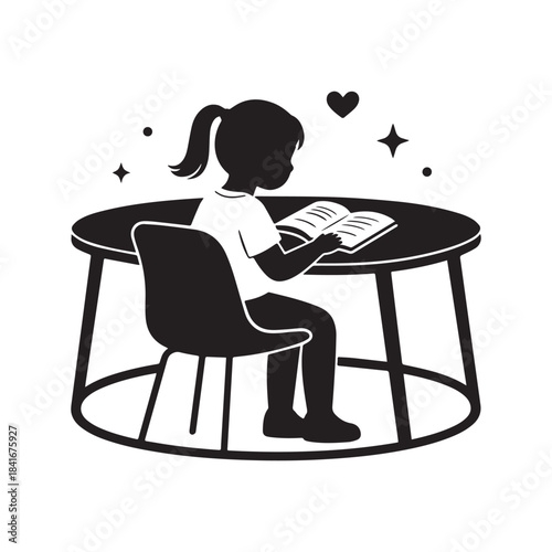  Inspirational Childhood Moment Happy Kids Discovering the Magic and Joy of Reading.