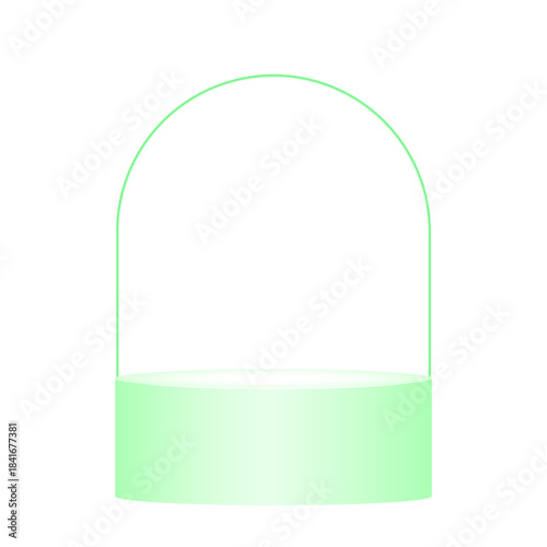 Realistic Shiny Glass Crystal Clear Glass Pod Design 14