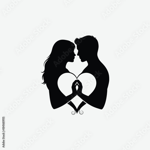 Discover a beautiful collection of high-quality Valentine Silhouette designs perfect for print, digital projects, cards, crafting, and creative artwork.