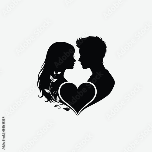 Discover a beautiful collection of high-quality Valentine Silhouette designs perfect for print, digital projects, cards, crafting, and creative artwork.