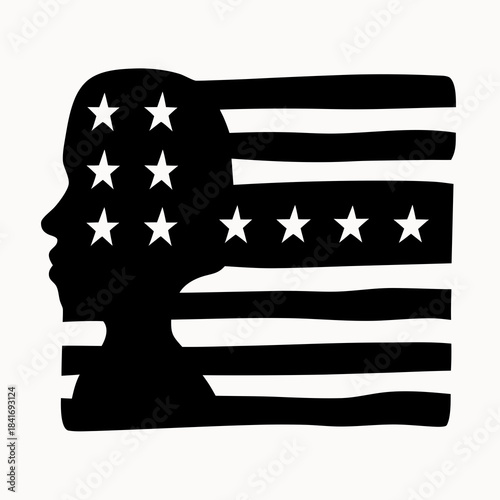 Pirate skull and crossbones icon illustration