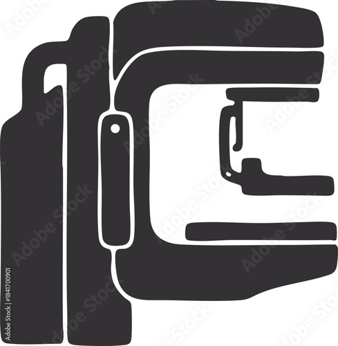 Medical Mammogram Machine Illustration