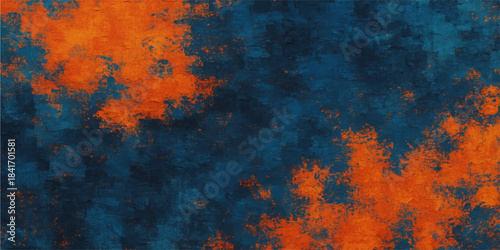 Rusty metal texture wallpaper with dark grunge and vintage red color pattern