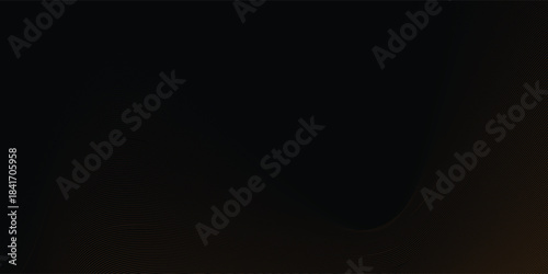 Abstract waves for design. Waves with lines created using the blend tool. Stylish line art background. Vector illustration.