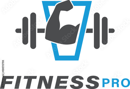Strong Arm Bicep Dumbbell Logo - FITNESSPRO