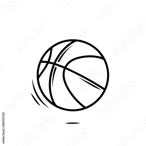 Basketball ball vector illustration icon symbol for sport isolated game equipment
