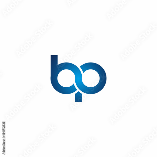 letter bp or pb logo icon design vector design template inspiration