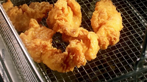 Chicken Deep-Fried at the Restaurant