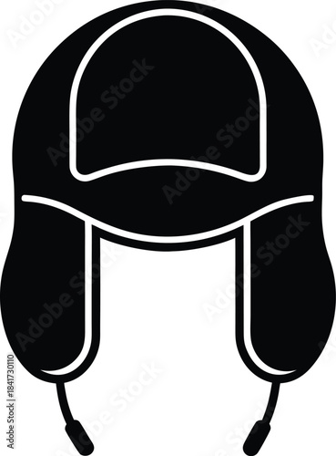 Trapper Hat Silhouette