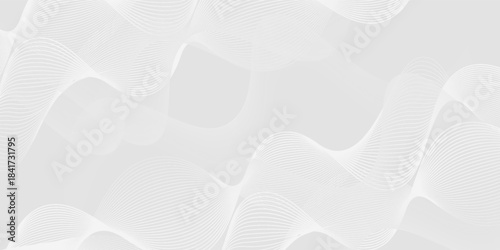 Abstract background with dynamic wavy lines, Digital future technology concept background, vector illustration