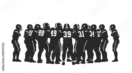 Group of business people silhouettes collection illustration vector