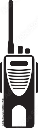 Vector illustration of a gas stove isolated on white next to a retro portable radio for wireless music broadcast