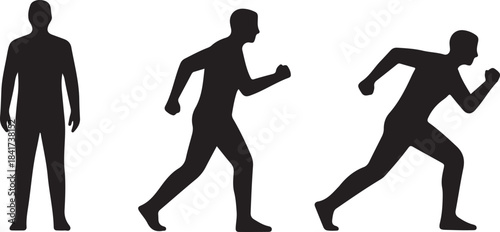 silhouette of a young woman