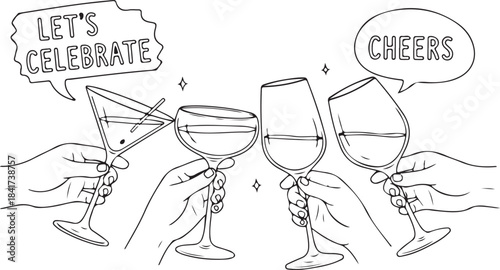 business man and woman celebrating