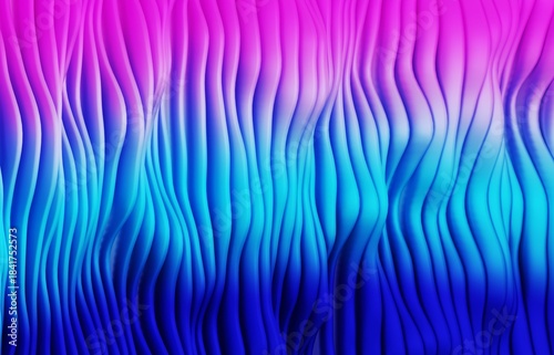 Abstract stripes in form of waves,  wavy wallpaper background 3D rendering