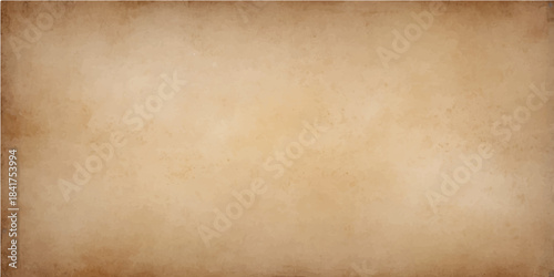Blank antique parchment with a stained grunge texture and aged brown sepia tones creates a vintage worn paper background design for a retro canvas or ancient page