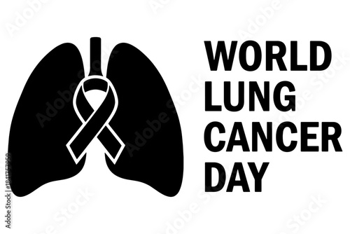 set of Lung Cancer Day Vector,
World Lung Cancer Day Vector,
Ribbon and Lungs Awareness Art