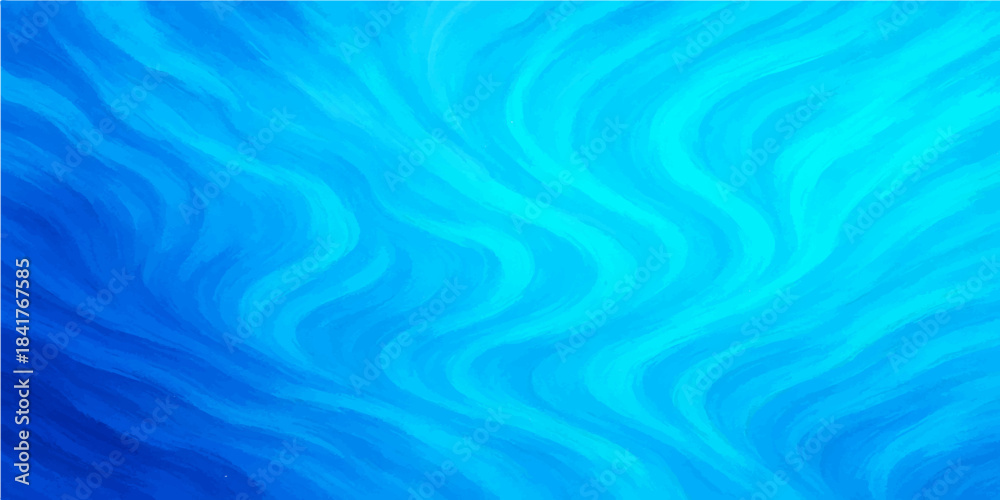 Obraz premium A soft blue abstract background featuring a smooth liquid wave design with a flowing silk texture and wavy light patterns for an elegant motion backdrop
