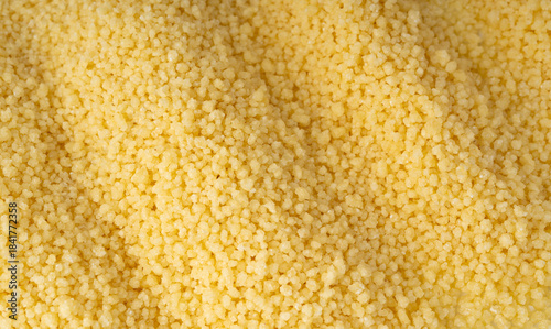 Photos Couscous texture background close up