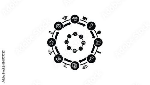 Molecular structure illustration, chemical compound diagram, scientific molecular model, chemistry atomic bonds, organic molecule, educational chemistry, scientific illustration, molecular design, ...