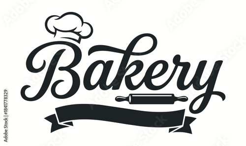 Elegant Bakery Logo, Classic and Professional Design, elegant bakery logo, classic bakery design, professional bakery branding, artisan bakery emblem, vintage bakery logo, premium bakery identity,