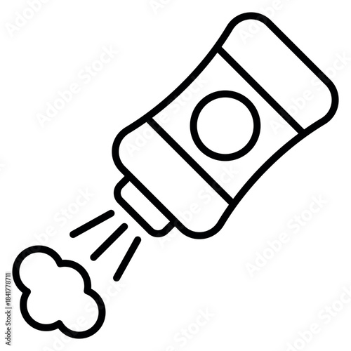 Baby Powder Icon Template – Child Care Illustration