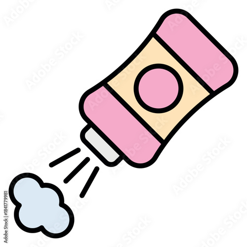 Baby Powder Icon Template – Child Care Illustration