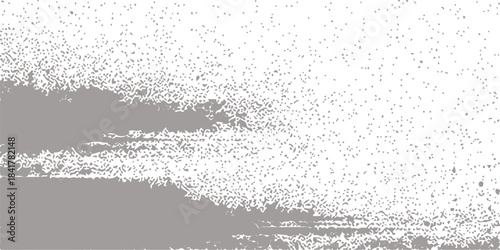 Abstract black and white grunge texture with frozen water drops and wet, dirty, old glass surface pattern