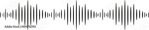 Voice Pitch sign, Sound wave, voice outline sign, Podcast icon, Audio wave symbol, Audio Sound, Radio wave signal, audio rhythm sign