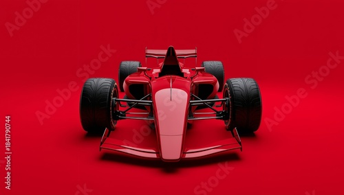 Crimson Velocity. A Monochromatic Study of Aerodynamic Form and Surface Reflections.