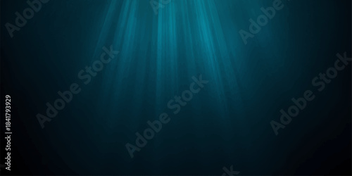 Deep ocean blue abstract background with sunlight rays and water motion patternDeep ocean blue abstract background with sunlight rays and water motion pattern