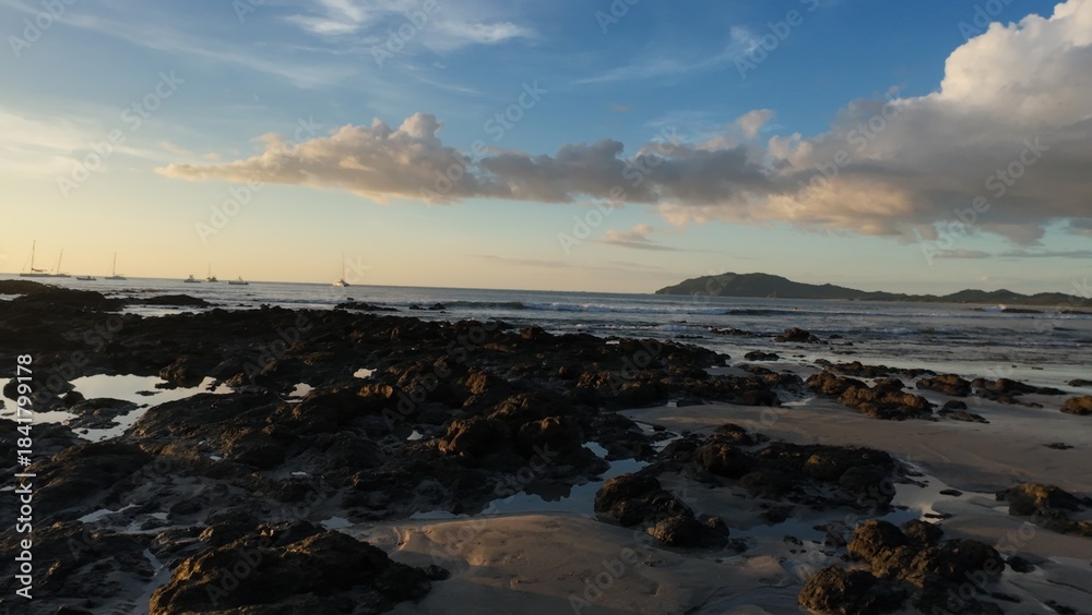 Obraz premium Costa Rica Landscape – Tropical Nature in Its Purest Form