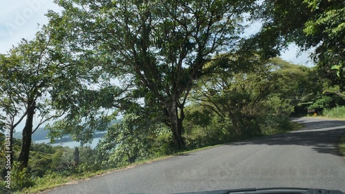Idyllic Palm-Lined Beach in Costa Rica