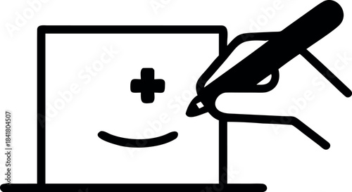 Person writing positive affirmations in a journal