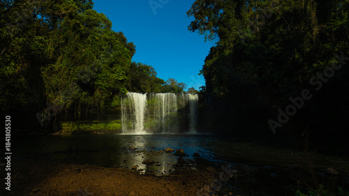 Tad pha suam waterfall, Champasak, southern Laos.