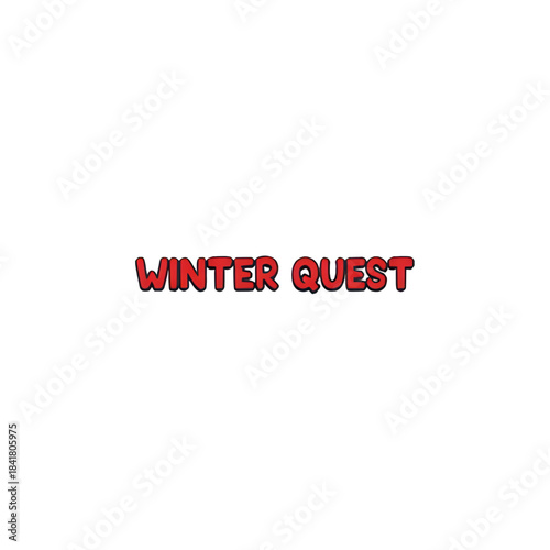 Winter Quest Typography