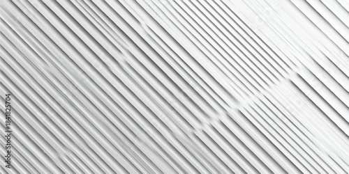 Abstract diagonal textured background of parallel grooves and lines in subtle gray tones