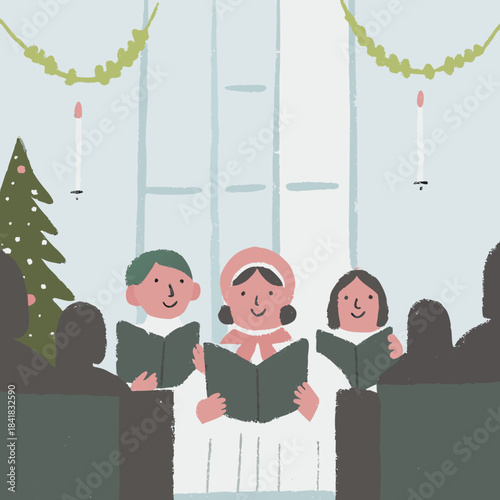 christmas carol in the church