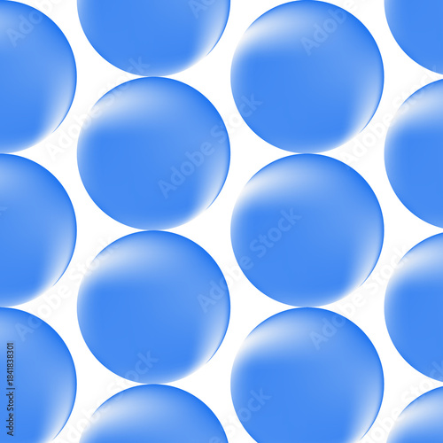 Abstract blue background with sphere design, vector illustration of a bubble element shape for web decoration