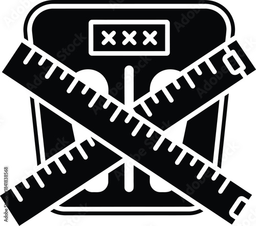 Forbidden Weight Scale Icon