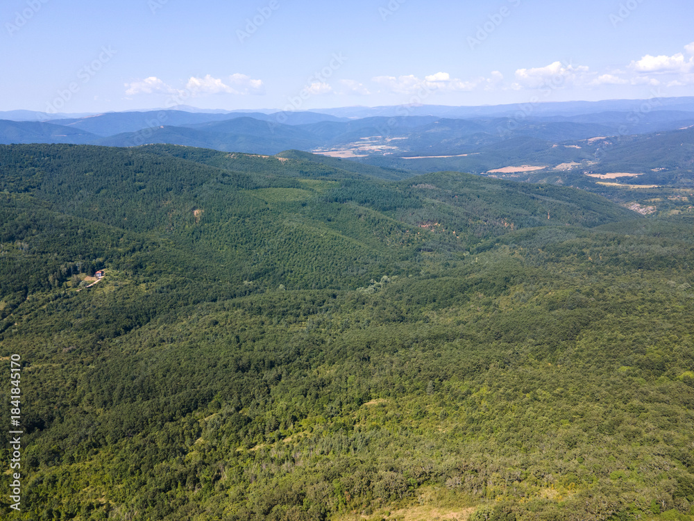 Fototapeta premium Landscape of Rudina mountain, Bulgaria