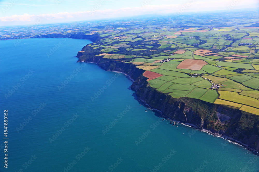 Fototapeta premium Coast and cliffs of North Devon