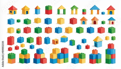 house made of colored plasticine