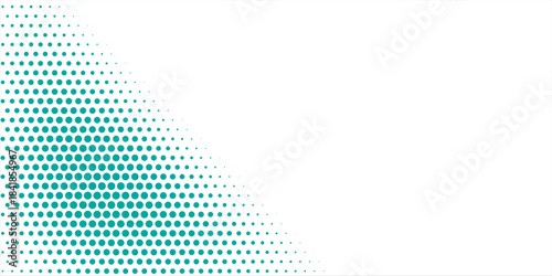 Transparent Vector Gradient Green Color Halftone Background Staggered Dots Pattern modern background dotted