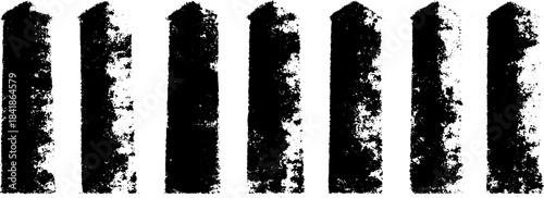 Bold geometric design with black and white stencil arrows for modern decor