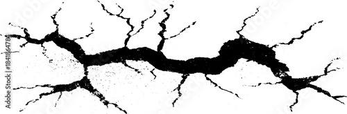 Chaotic mesh stencil illustration in black and white