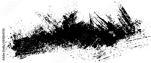 Chaotic grunge mesh stencil illustration in black and white for urban design