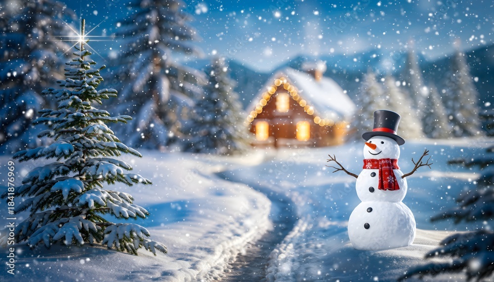 Obraz premium Festive Christmas and New Year backgrounds featuring decorated trees, bokeh lights, winter scenery, cozy interiors, wooden table setups, sparkling holiday garlands, gift boxes, and snowy landscapes. 