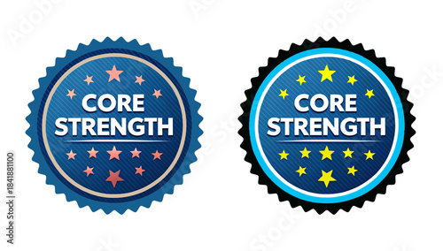 Core strength l Core strength label | Core strength label png 4k | strength training sign png 4k | workout core label png 4k | health strength tag png 4k
