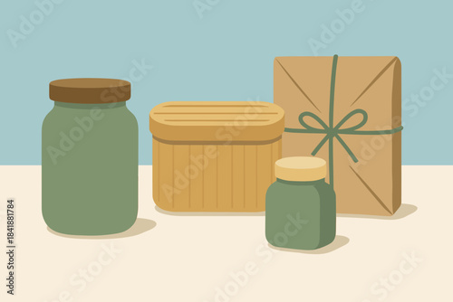 Vector colors containers packaging icon punctuation typography letters friendly no warm negative